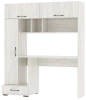 Компьютерный стол ПКС-1 дуб крафт белый