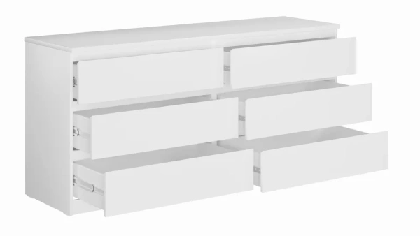 Комод Мальта 6 ящиков белый Комод Мальта 6 ящиков белый