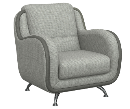 Кресло Вега-8 scandinavia nordic grey (рогожка)