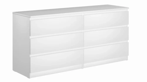 Комод Мальта 6 ящиков белый Комод Мальта 6 ящиков белый