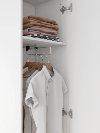 Шкаф распашной 50 белый