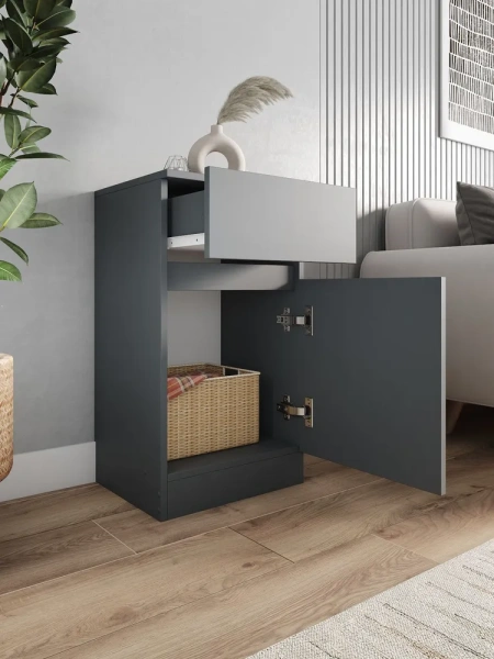 Прихожая Мори вариант 2 графит Прихожая Мори вариант 2 графит